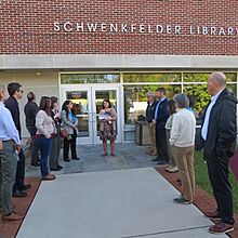 Montgomery County Planning Commission Board, Montgomery County Commissioners, and Others Tour Schwenkfelder Library 10-12-22.jpg