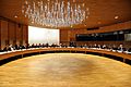 Nordiska radets presidium haller mote med de nordiska statsministrarna under session i Helsingfors 2008-10-28