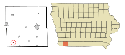 Location of Northboro, Iowa