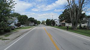 Looking north on Ohio State Route 207 in Pancoastburg