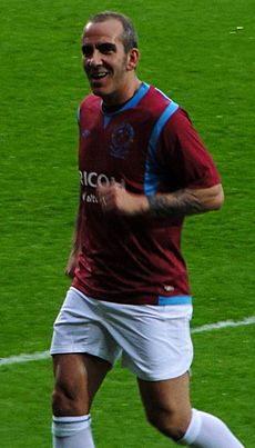 Paolo Di Canio playing at Tony Carr's testimonial, May 2010