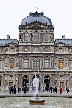 Paris - Palais du Louvre - Pavillon de l'horloge - PA00085992 - 001