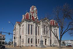 Parker County Courthouse, February 2022