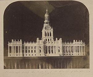Parliament House - model of 1855 design