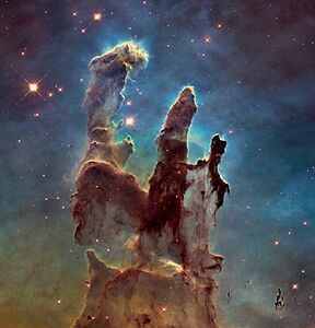 Pillars of creation 2014 HST WFC3-UVIS full-res denoised