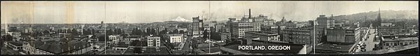 Portland Oregon c1923 Panoramic photographs Library of Congress Digital ID pan 6a19789