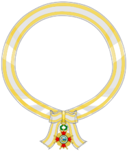 Riband of the Grand Cross Grade of the Order of Isabella the Catholic (Male).svg