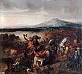 Roger I de Sicilia en la batalla de Cerami, por Prosper Lafaye