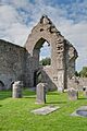 Roscommon St. Mary's Priory West Gable as seen from the North Aisle 2014 08 28