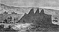 Ruins of an ancient Fortification, near Kairua, sketch by William Ellis