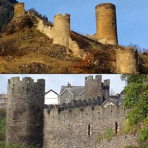 Saillon and Conwy Town Walls