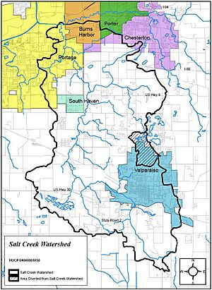 Salt Creek Watershed USGS 2002