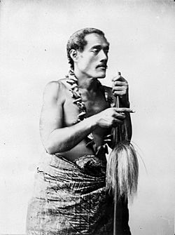 Samoan talking chief Lauati, between 1891-1939