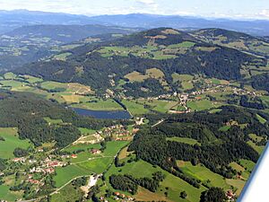 Sankt Urban aerial view