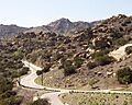 Santa Susana Pass Rd west from Topanga