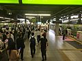 Shinagawa Station Yamanote line platforms with platform doors - 2020 7 20 - 440pm