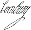 Signature of Edward Hyde, 3rd Earl of Clarendon (1661–1723)