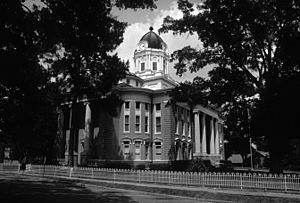 Simpson County courthouse in Mendenhall, Mississippi, United States