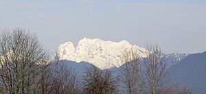 Snow-capped mountain