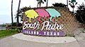 South Padre Island Entrance Sign