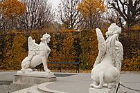 Sphinx sculptures, Belvedere Gardens, Vienna