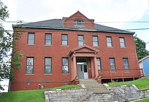 St. Joseph Cathedral Complex Cathedral Hill Historic District Buchanan Co MO Convent of the Sisters of the Sacred Heart east facade