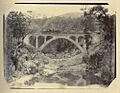 StateLibQld 2 255954 Steam train passes over the completed Deep Creek railway bridge, Gayndah district, 1905