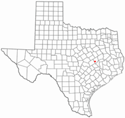 Location of Hearne within Texas
