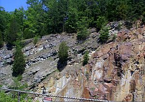 Taum Sauk precambrian-cambrian unconformity