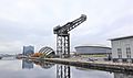 The Finnieston Clydeport Crane and the Clyde, Glasgow