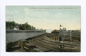 The Million Dollar Retaining Wall, St. George, Staten Island, N.Y. (road wall at edge of train yard by ferry slips) (NYPL b15279351-104695)f
