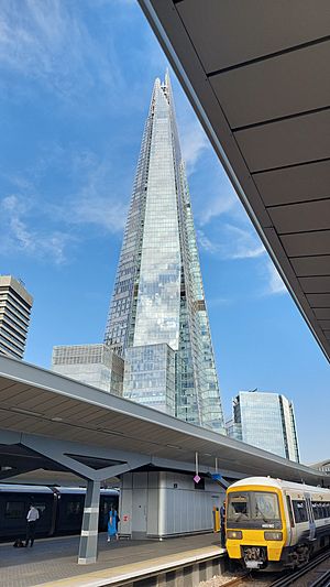 The Shard and London Bridge station