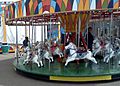 The carousel at Harbour Park Littlehampton