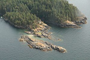 Thormanby Island from air 2