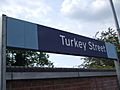 Turkey Street stn signage