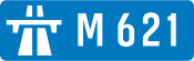 M621 motorway shield