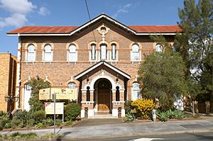 Uniting Church Central Memorial Hall front, Ipswich, Queensland