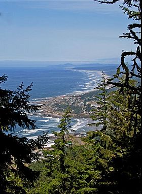 View of Yachats from Perpetua