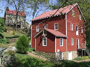 Wallace Cross Mill with Miller's House in Background