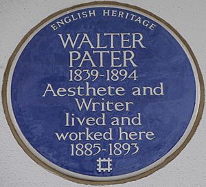WalterPaterBluePlaque