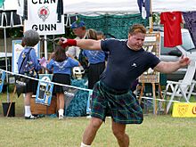 Weight throw, 2002 Celtic Festival