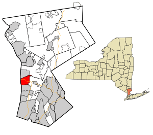 Location of Tarrytown, New York