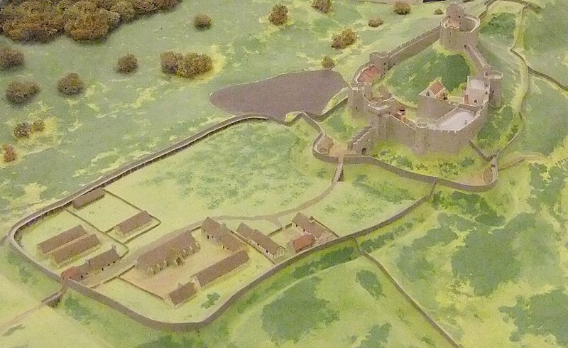 Wigmore Castle model