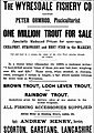 Wyresdale Park fishery ad 1900