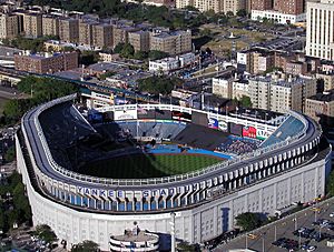 Yankee Stadium aerial from Blackhawk