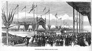 1858-06-30, El Museo Universal, Inauguración del ferro-carril de Toledo