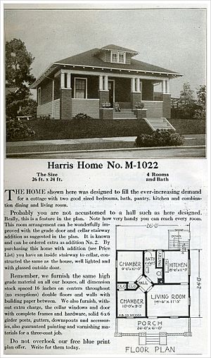 1920 Harris Homes plan M1022