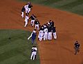 2008 MLB AL Central Tiebreaker Celebration