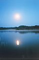 A full moon reflecting off the river - NOAA