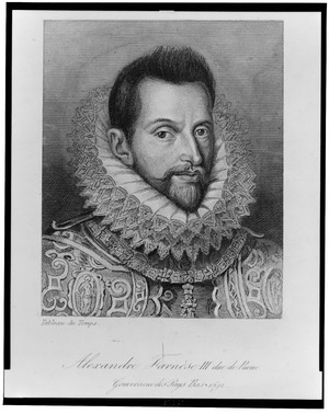 Alexandre Farnese III duc de Parme-Gouverneur des Pays Bas + 1592 LCCN2002716659